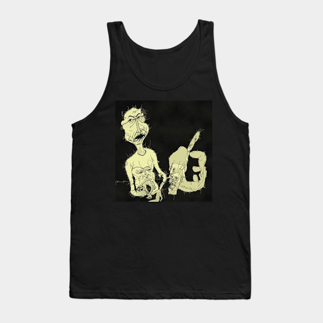 surreal and absurd line Tank Top by omfardo